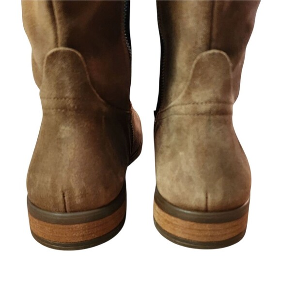 Born Boots Women Sz 11M Albi Brown Suede Leather Tall Riding Equestrian Western - Picture 9 of 15